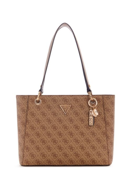 Bolsa Noelle Small Noel Tote Guess Caramelo