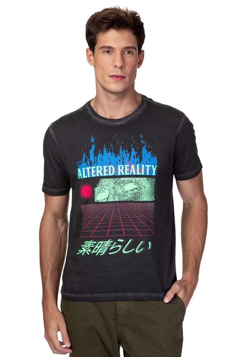 Camiseta Guess Star Preto