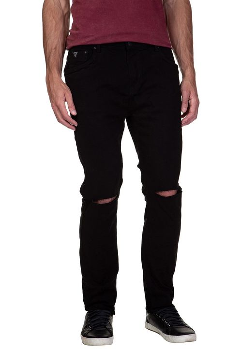 Calça Jeans Slim Tappered Guess Preto