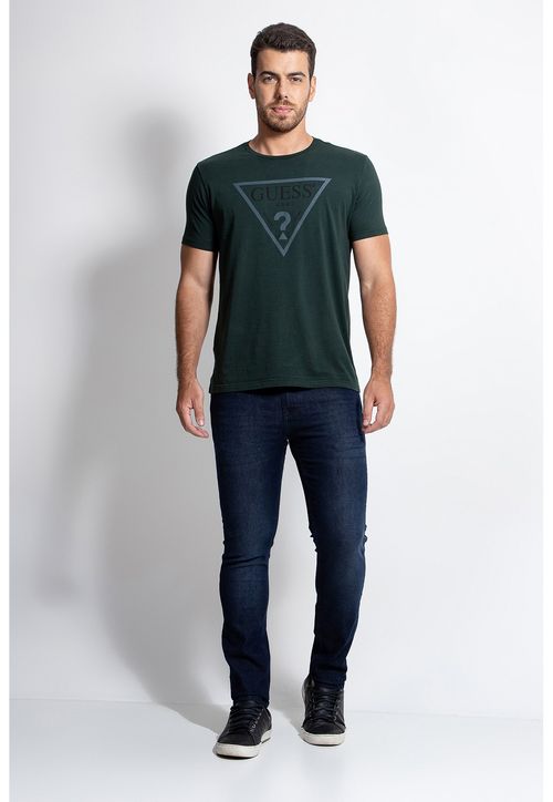 Calça Jeans Skinny Guess Azul Escuro