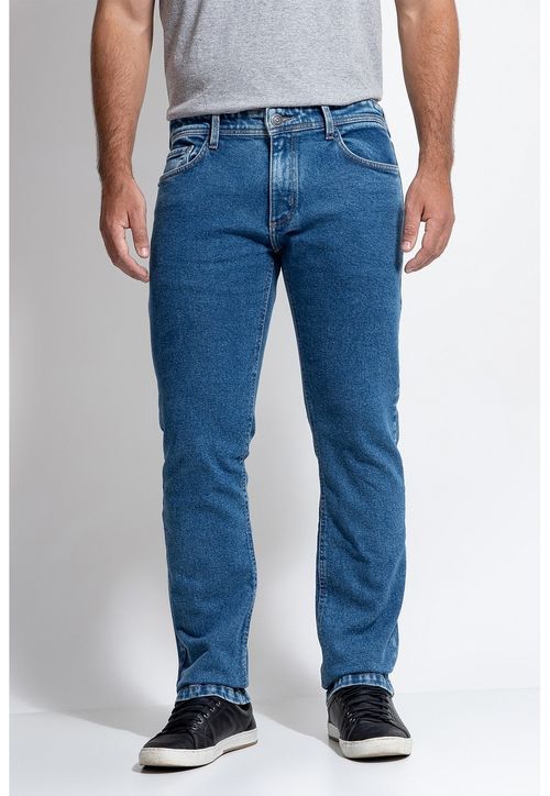Calça Jeans Slim Straight Guess Azul