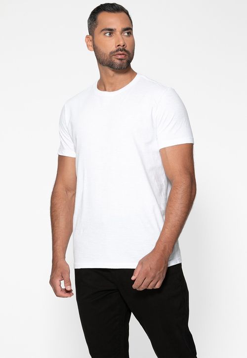 Camiseta Bordado Manuscrito Pequeno Branco