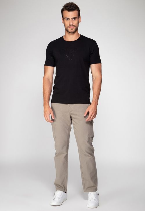 Calça Cargo de Sarja Verde Claro