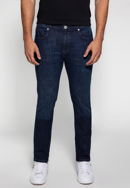 Calça Jeans Skinny Escura Guess Azul Escuro