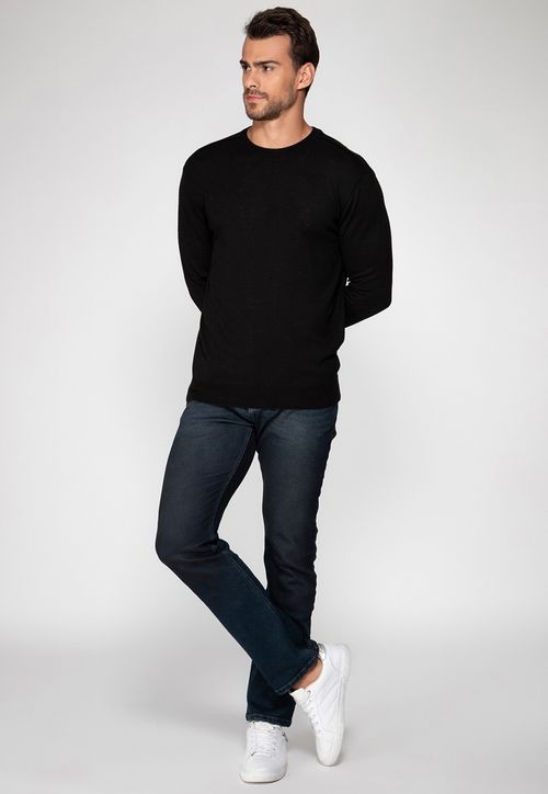 Pullover Tricot Masculino Guess Preto