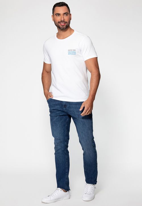 Camiseta Palm Costas Guess Branco