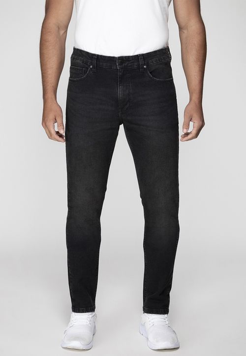Calça Jeans Slim Straight Preto