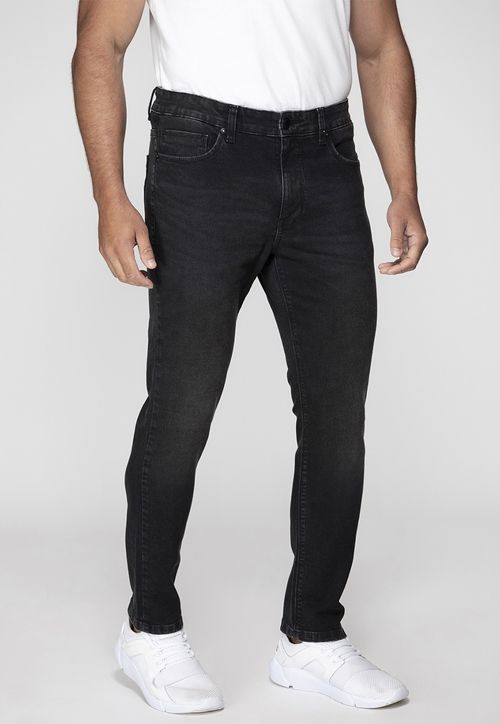 Calça Jeans Slim Straight Preto