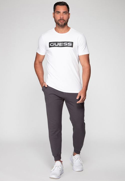 Camiseta Guess Metalizado Branco
