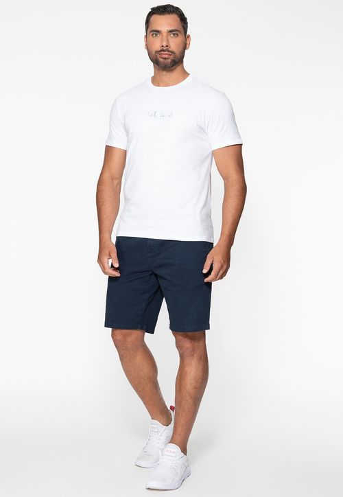 Camiseta Guess Bordado Branco