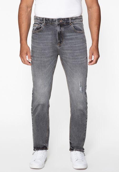 Calça Jeans Slim Straight Preto