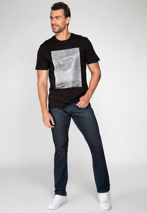 Camiseta Moon Guess Preto