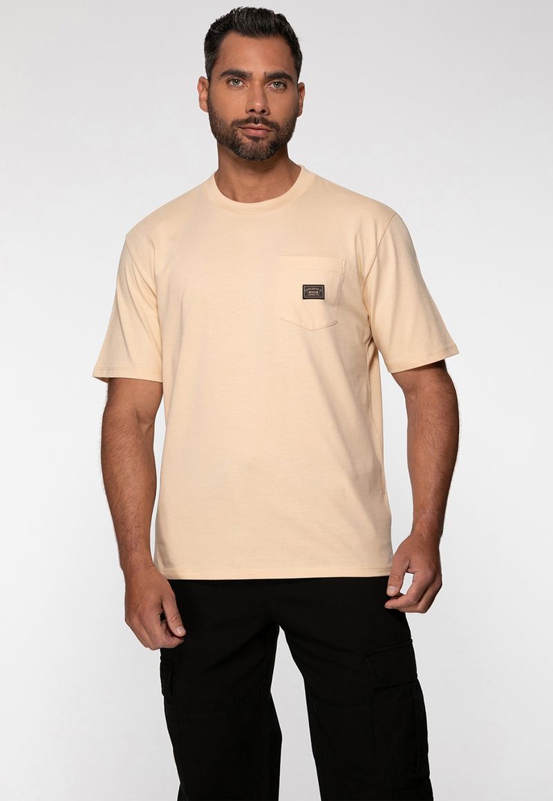 Camiseta Guess Originals Eco Bolso Bege - GuessBrasil