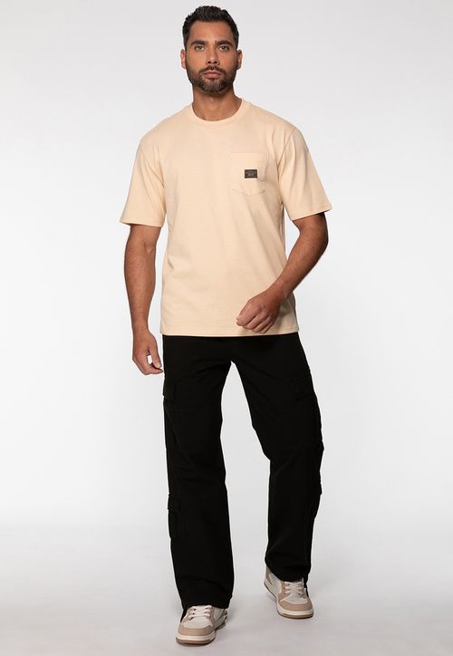 Camiseta Guess Originals Eco Bolso Bege