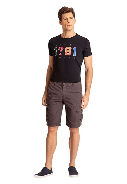 Bermuda Guess Cargo Cinza Escuro