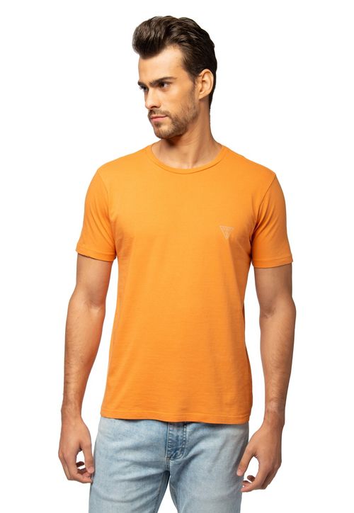 Camiseta Basic Gola C Laranja