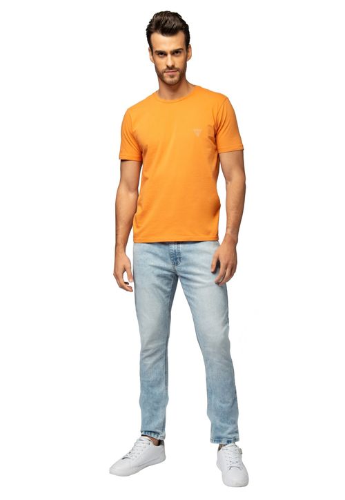 Camiseta Basic Gola C Laranja