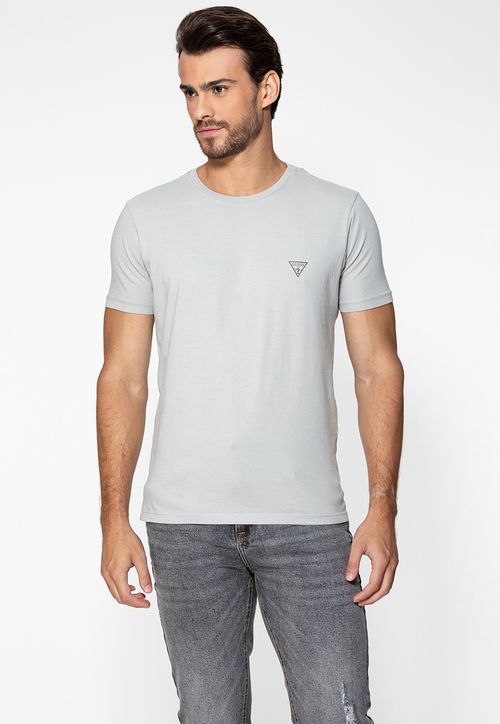 Camiseta Basic Gola C Cinza