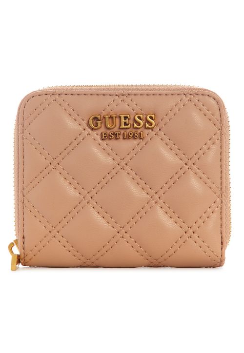 Carteira Giully Slg Small Zip Around Guess Bege