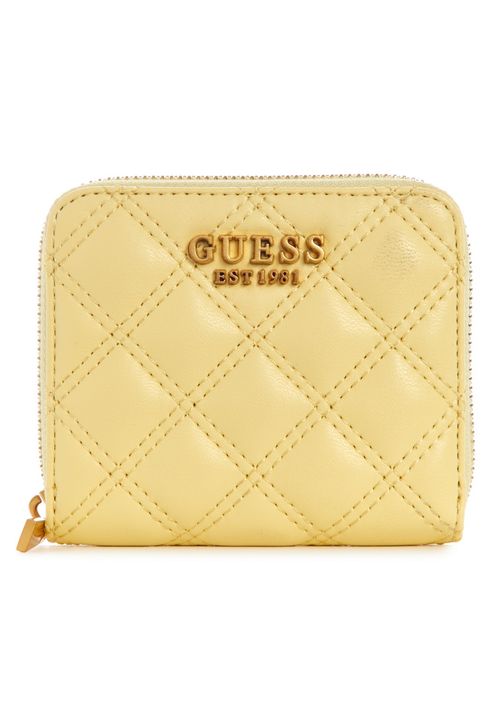 Carteira Giully Slg Small Zip Around Guess Amarelo
