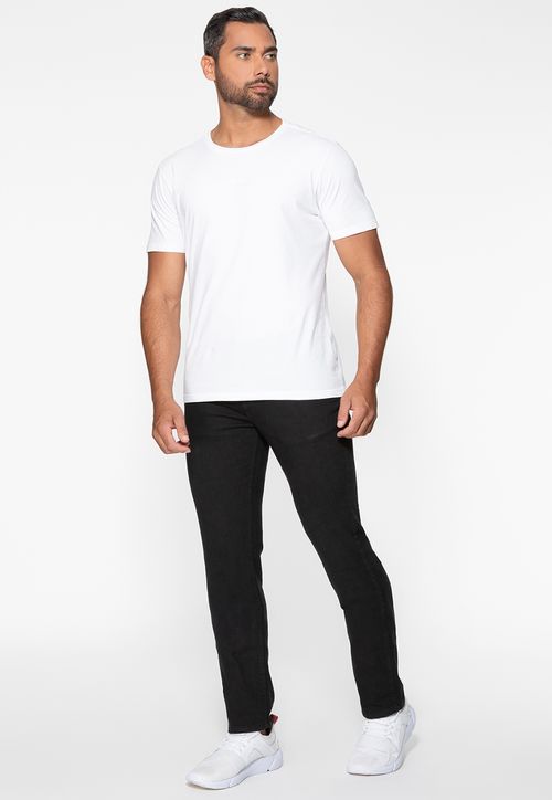 Calça Sarja Guess Slim 5 Pkts Preto