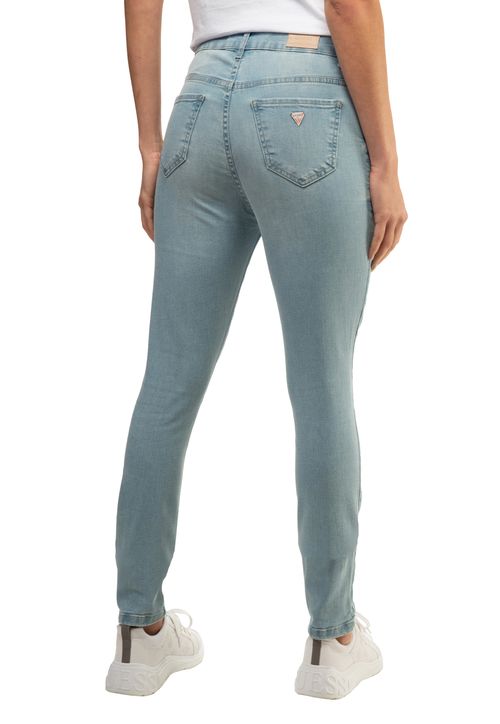 Calça Jeans Skinny Cintura Alta Guess Azul Claro