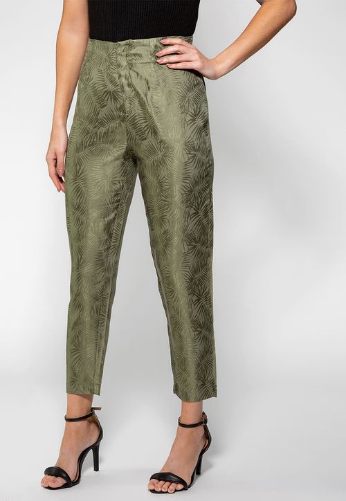 Calça Capri Guess Verde Escuro