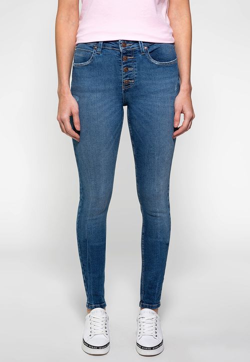 Calça Jeans Skinny 1981 Guess Azul