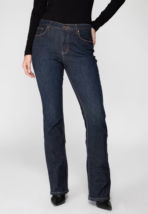 Calça Jeans Boot Cut Guess Azul Escuro