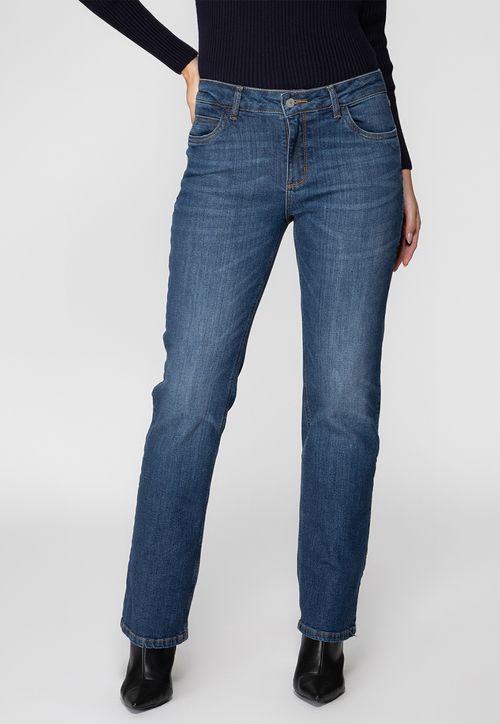 Calça Jeans Straight Leg Guess Azul