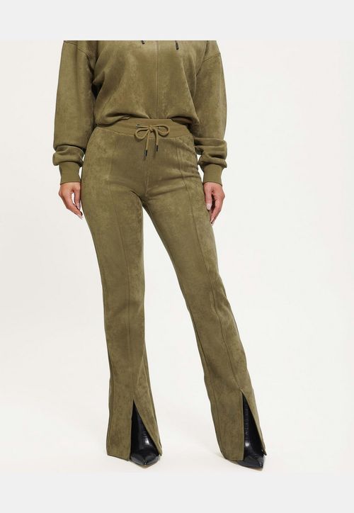 Calça Jogger Suede Guess Verde Escuro