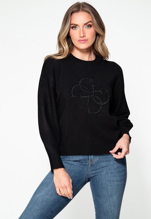 Blusa de Tricot Brilho 4g Preto