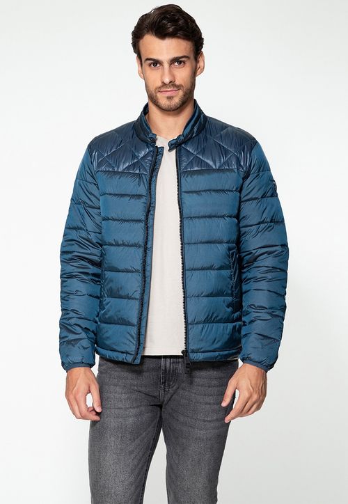 Jaqueta Puffer Light Eco Azul Escuro