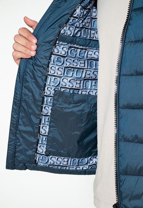 Jaqueta Puffer Light Eco Azul Escuro