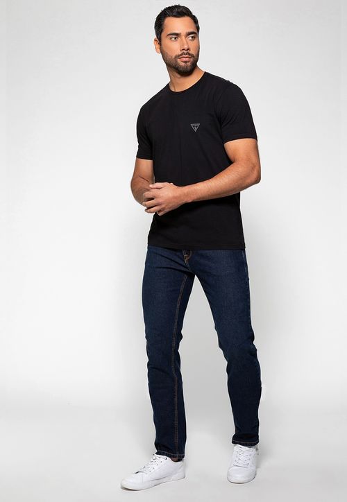 Calça Jeans Slim Guess Azul Escuro