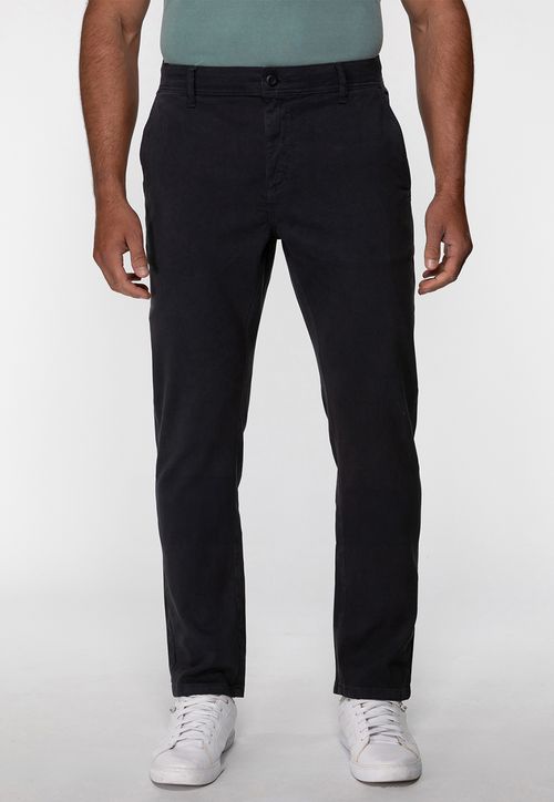 Calça Slim Canelada Cinza