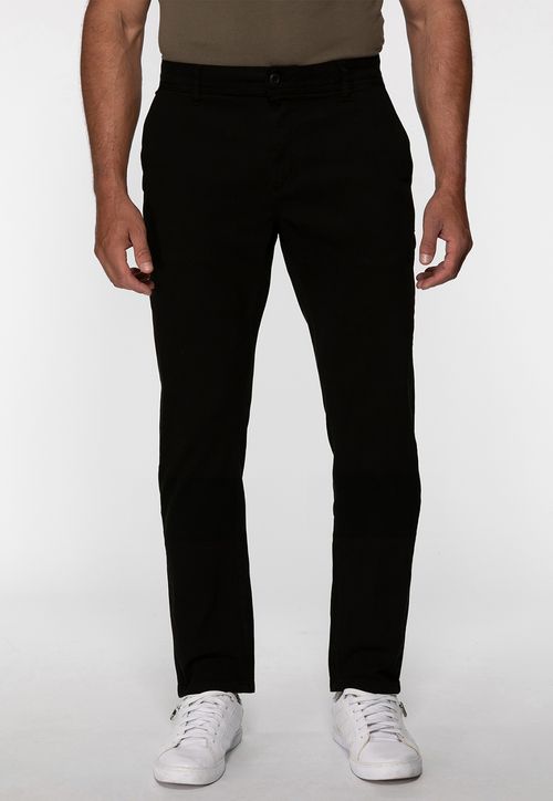 Calça Slim Canelada Preto