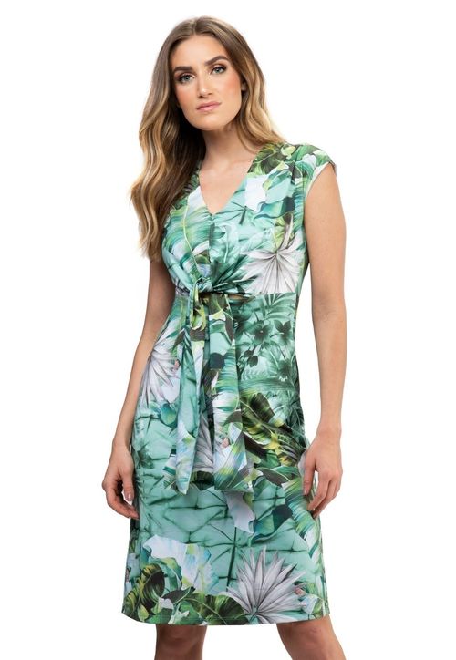 Vestido Folhagem Guess Branco