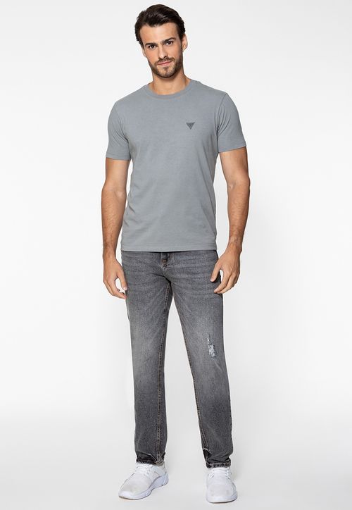 Camiseta Triângulo Emborrachado Guess Fendi