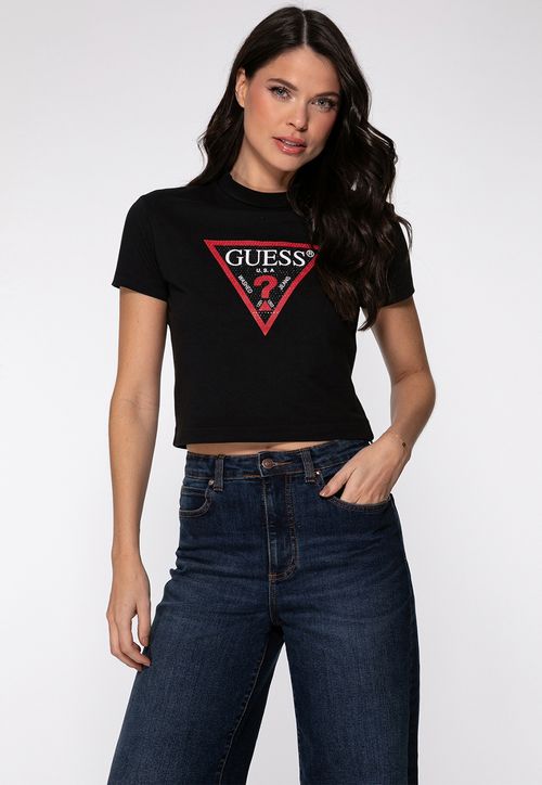 Cropped Logo Hotfix Preto