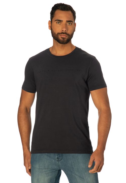 Camiseta Est 1981 Guess Azul Escuro