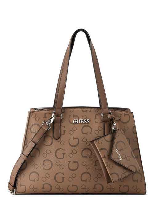 Bolsa Guess Woodell Satchel Bege