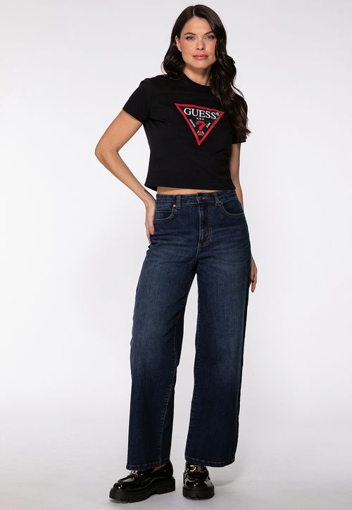 Cropped Logo Hotfix Preto