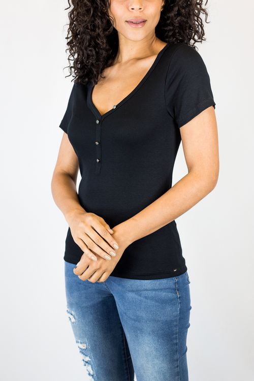 Camiseta Guess Basica Preto