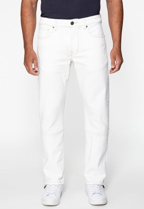 Calça Sarja Guess Slim Tapered Branco