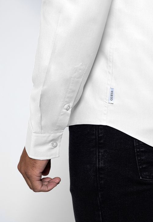 Camisa Social Manga Longa Branco