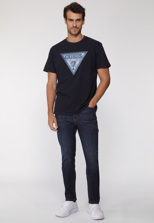 Calça Jeans Skinny Azul Escuro