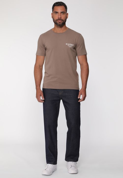 Calça Jeans Regular Straight Azul Escuro