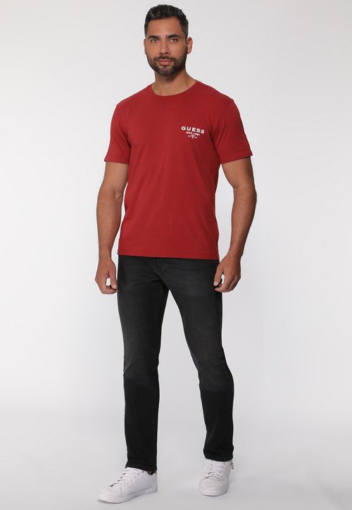 Camiseta Est 1981 Guess Vermelho