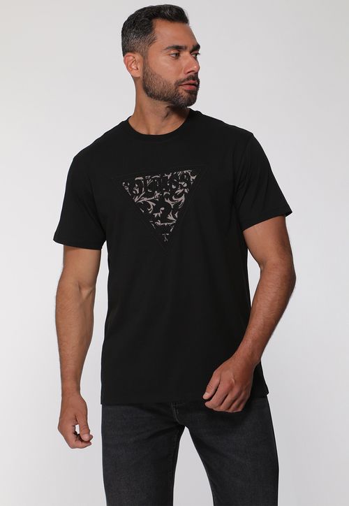 Camiseta Eco Logo Bordado Preto